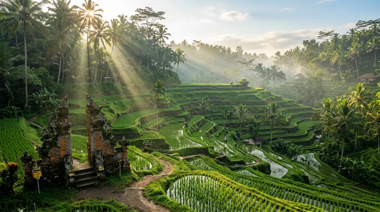 Family travel scenic escape